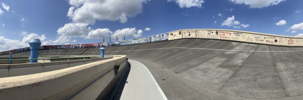The rooftop test track on the Lingotto Centro building