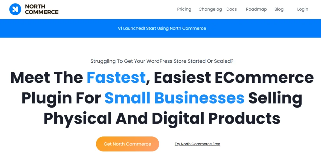 North Commerce homepage